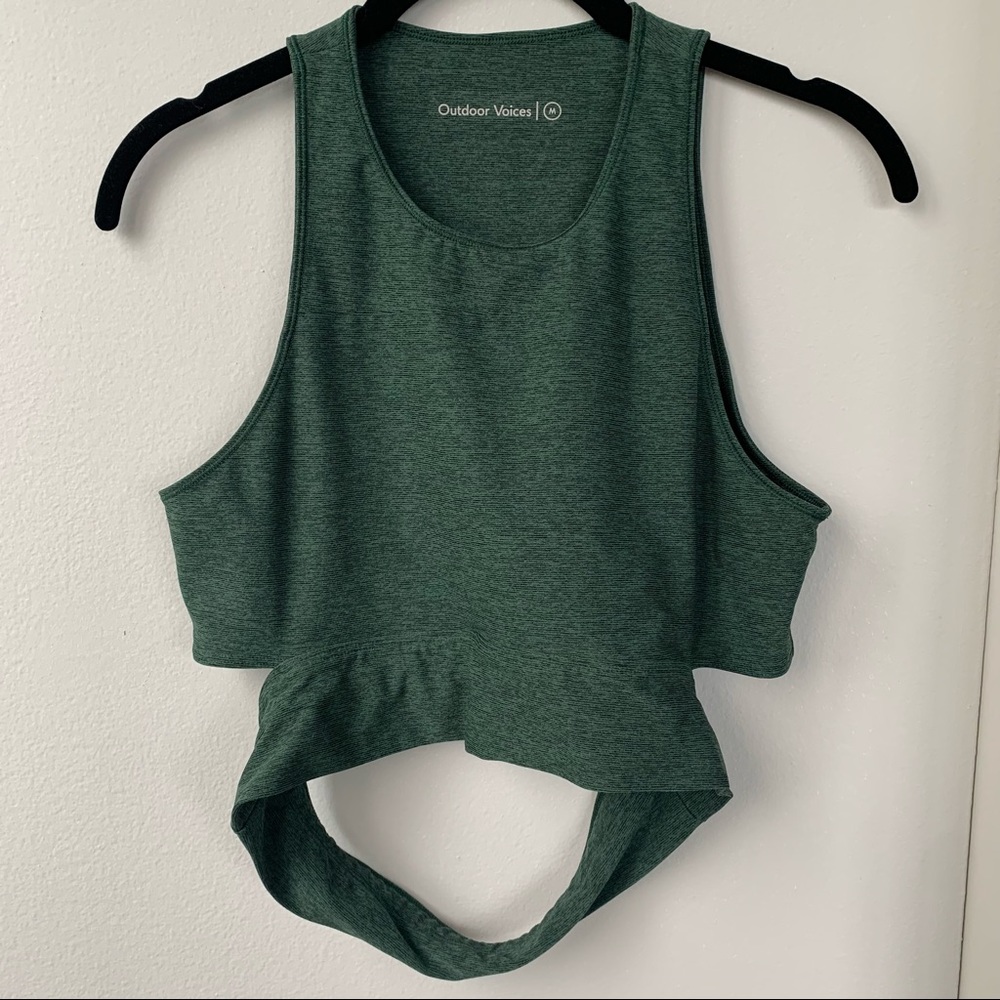 Outdoor Voices Slashback Crop Top